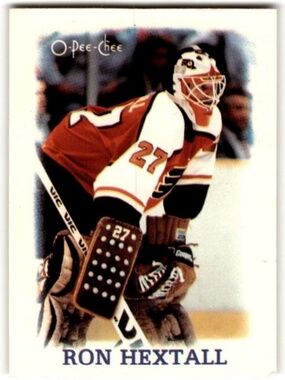 🇨🇦 SALE $3 ✅ Ron Hextall 1988/89 O-Pee-Chee Philadelphia Flyers Mini Hockey Card